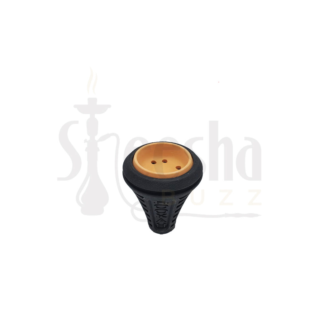 Buy Clay Shisha Head with Rubber Cover Black - Assorted Colours