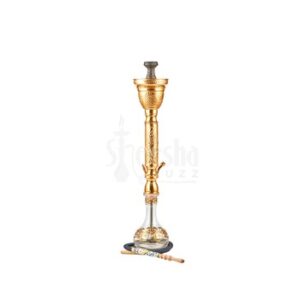 Ice Shisha Feather Copper Large – Gold (Pipe Only)