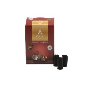 Coco Armani Coconut Charcoal Round 70 Piece for Shisha